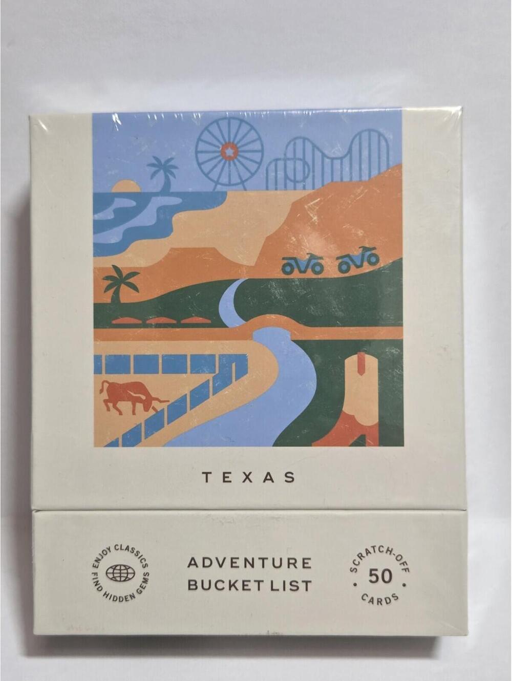 TEXAS RIO Adventure Bucket List 50 Scratch-Off Cards Activities